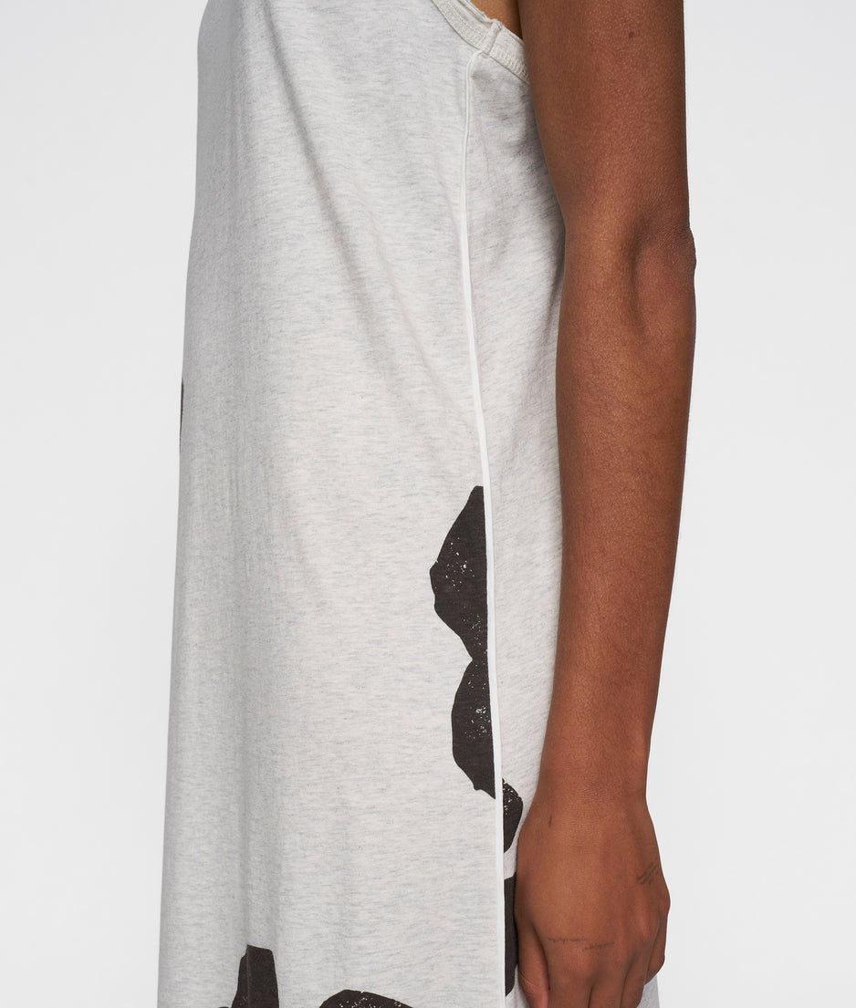 tanktop dress flower | soft white melee
