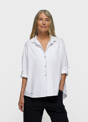 THE PIQUE SHIRT | white