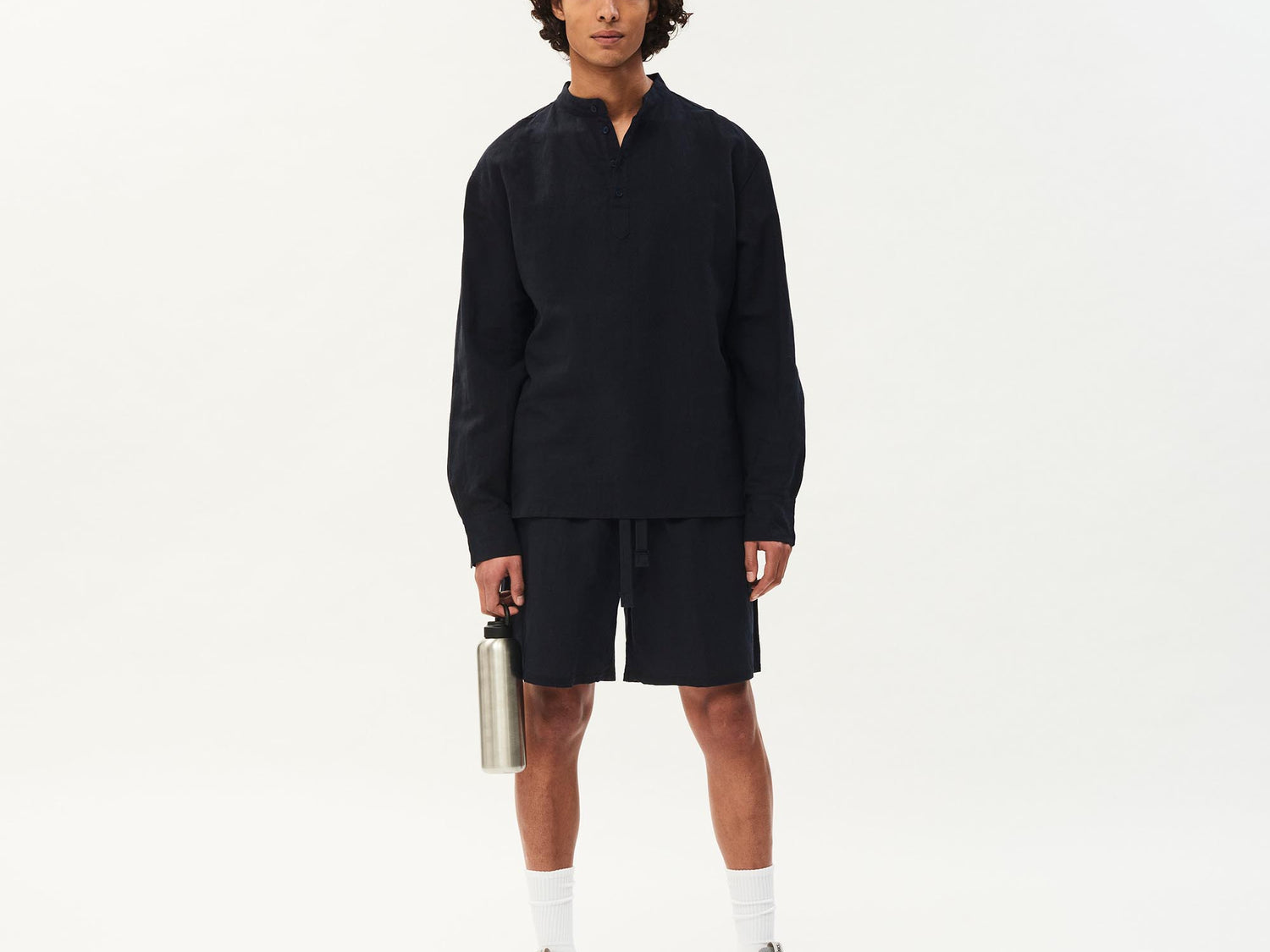 Kick henley shirt | dark blue
