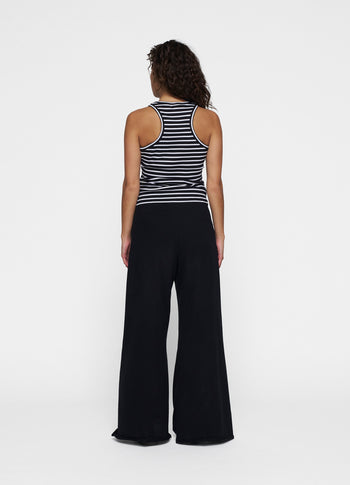 THE TANK TOP STRIPES | black/white