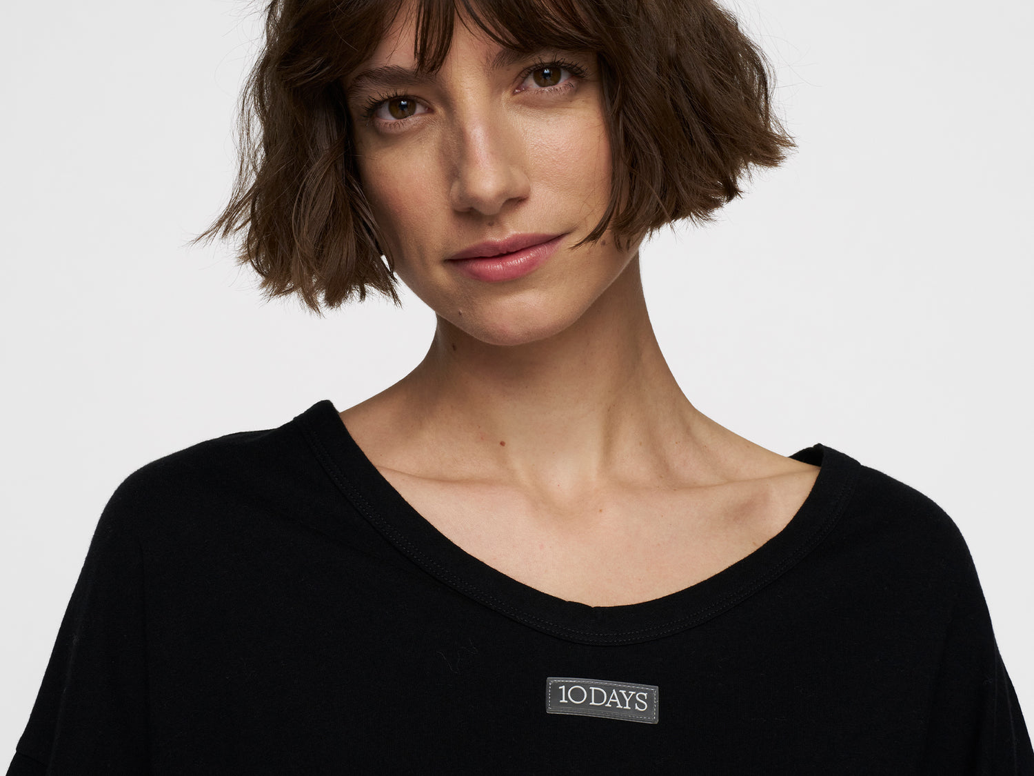 boxy tee | black