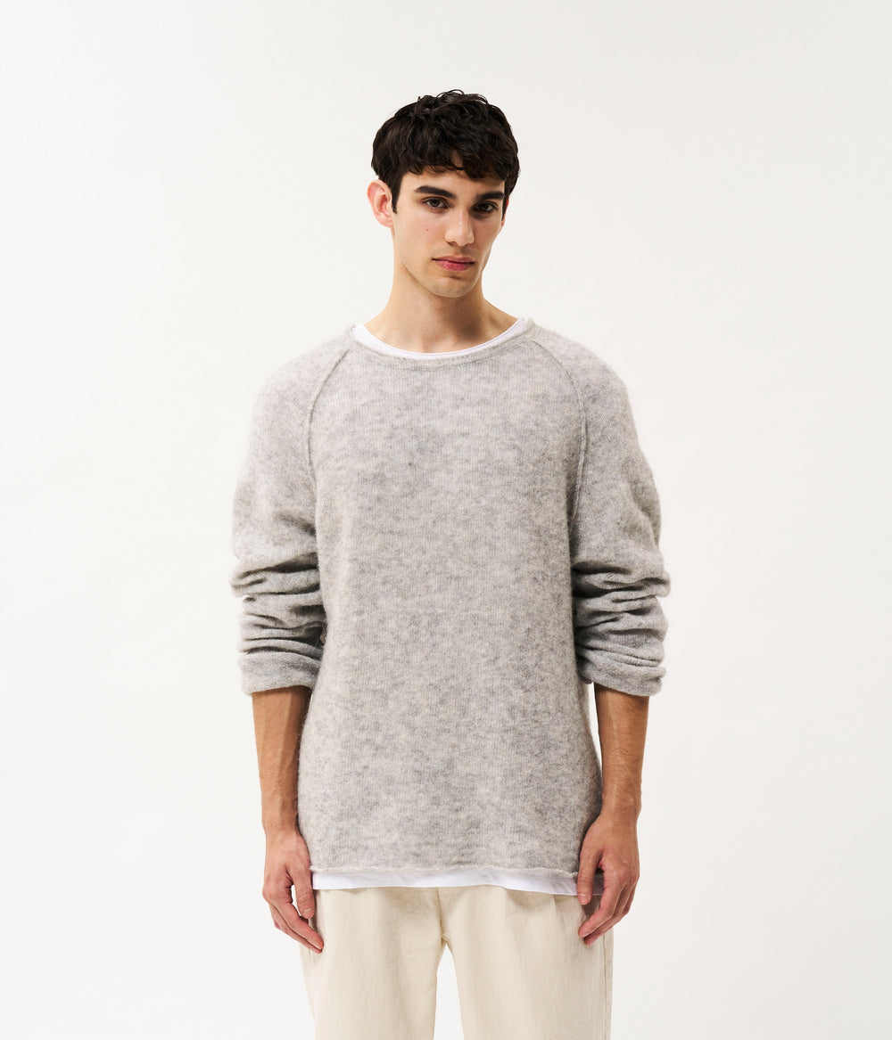 Sem knit sweater | light grey melee