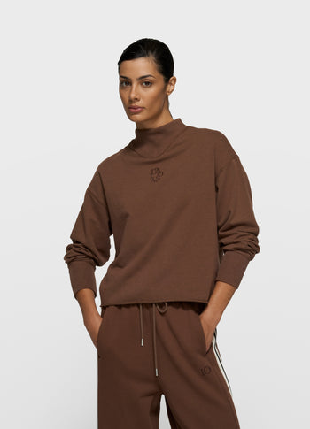 petit sweater curly 10 | dark truffle