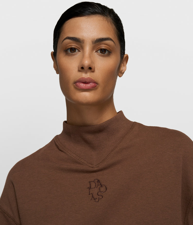 petit sweater curly 10 | dark truffle