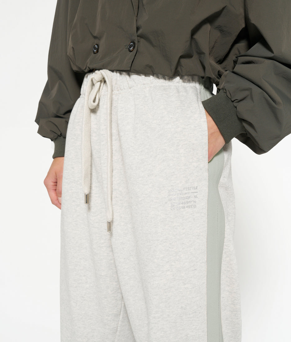 cropped blazer jacket | oil grey