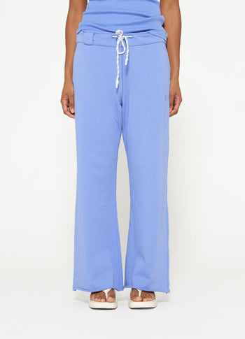 flared jogger | blue bell