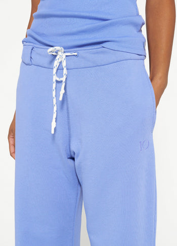 flared jogger | blue bell