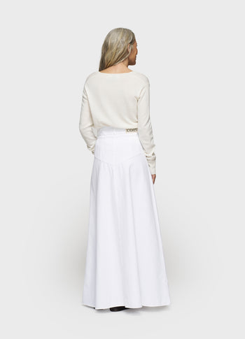 v-knit classic cashmere | ecru