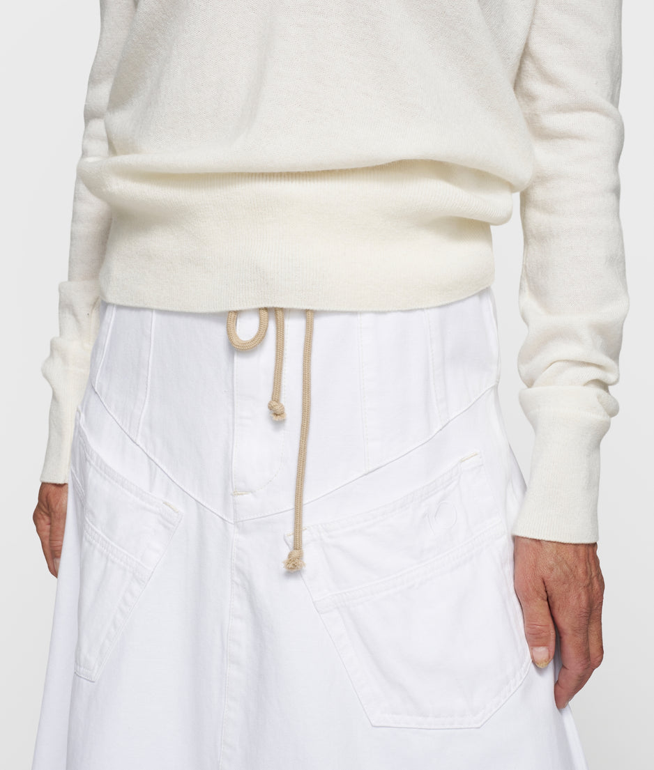 v-knit classic cashmere | ecru