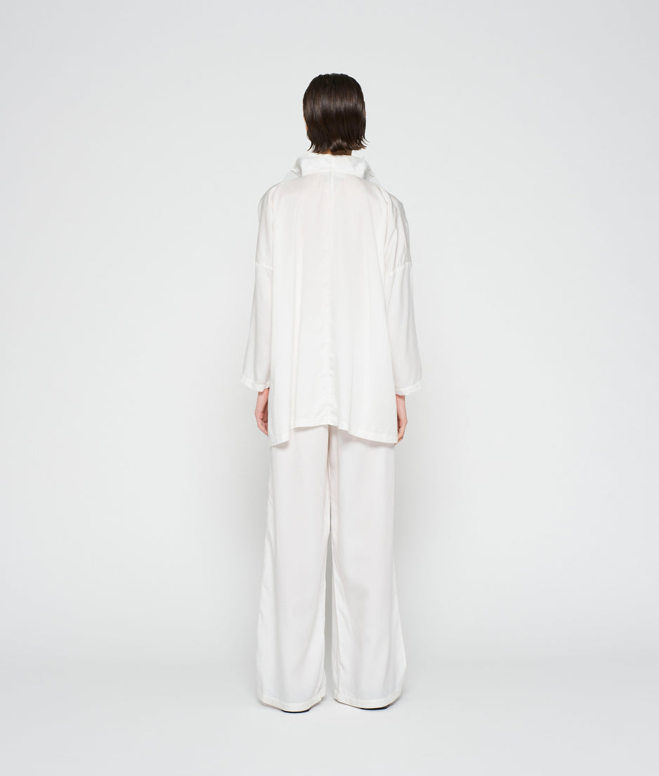 flowy blouse woven | ecru