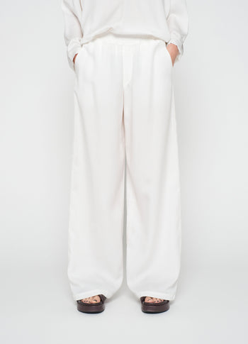 flowy woven pants | ecru