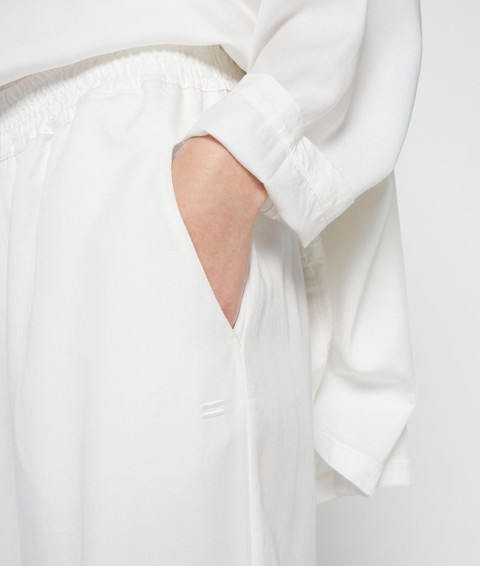 flowy woven pants | ecru