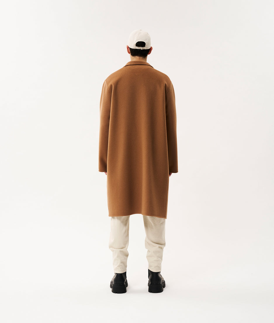 Brighton soft wool coat | camel