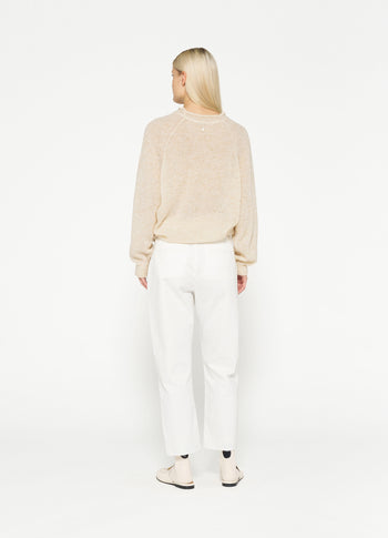 washed chino | ecru