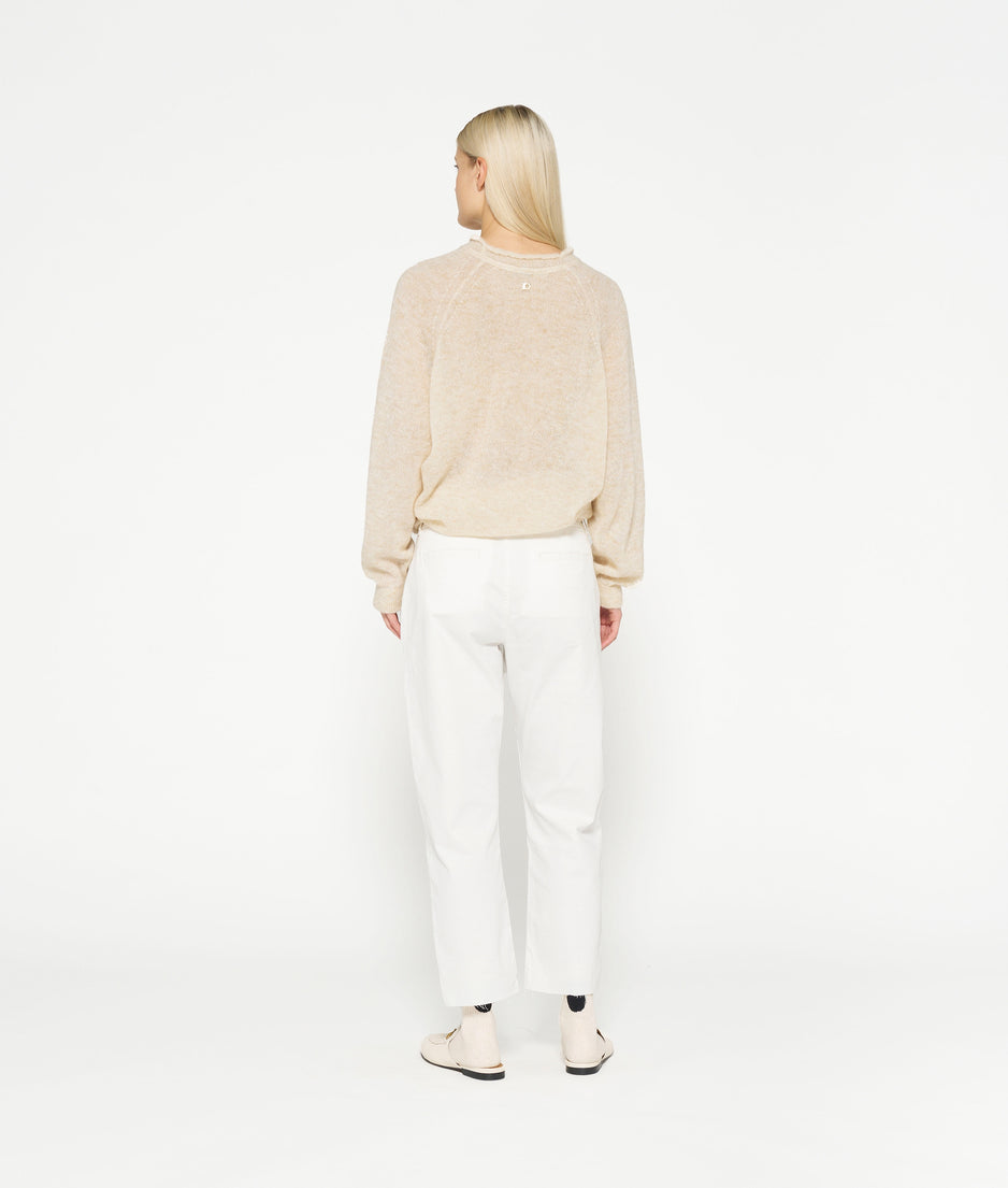 washed chino | ecru