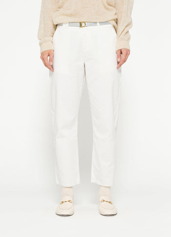washed chino | ecru