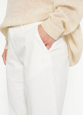 washed chino | ecru
