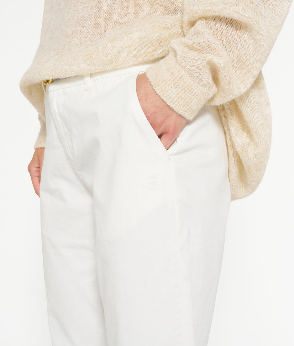 washed chino | ecru