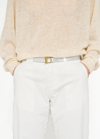 washed chino | ecru