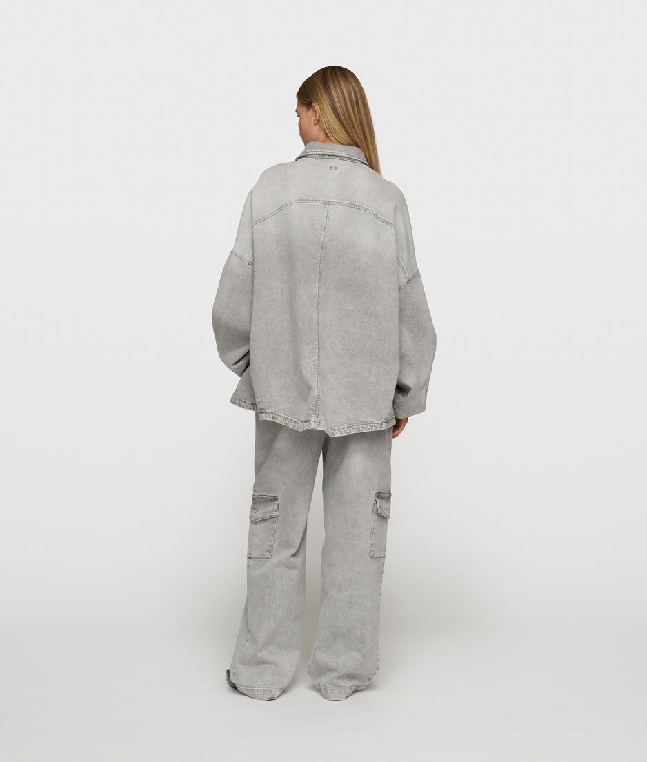 shirt denim | grey wash