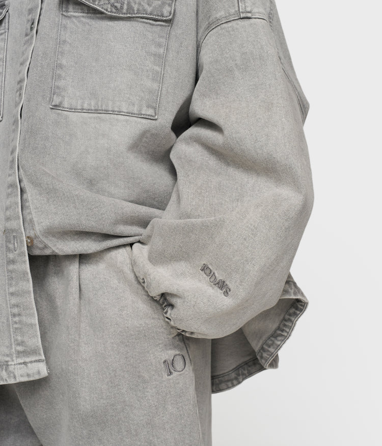 shirt denim | grey wash