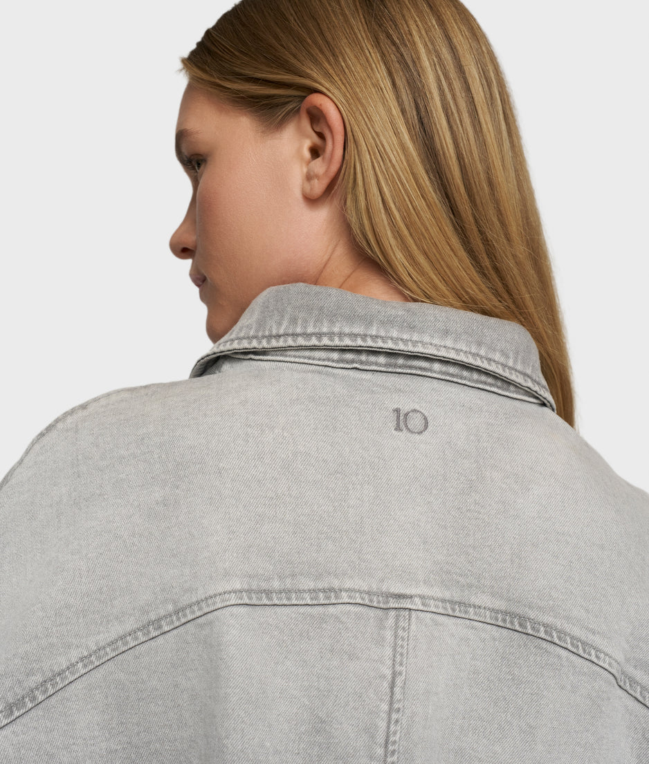 shirt denim | grey wash