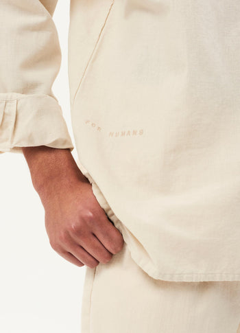 Kick henley shirt | oat