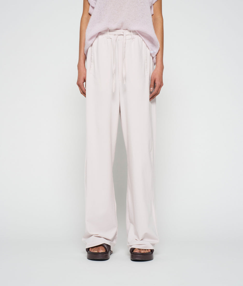 pants washed jersey | pale lilac
