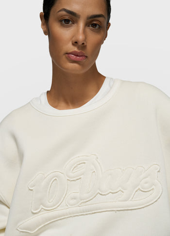 statement sweater | pearl