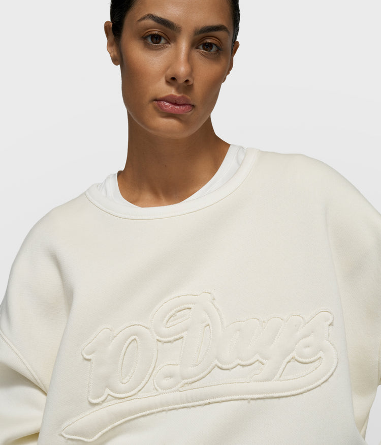 statement sweater | pearl