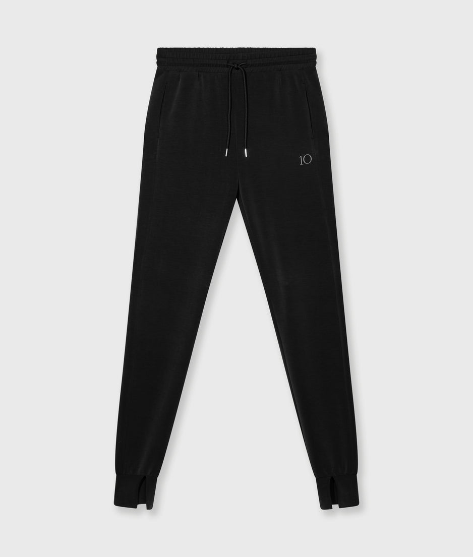 soft scuba cuff jogger | black