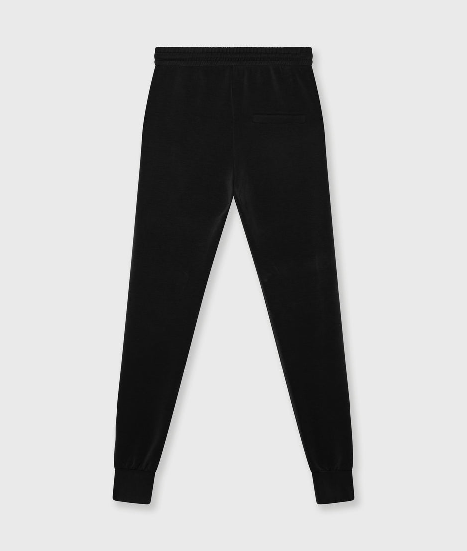 soft scuba cuff jogger | black