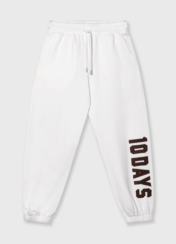 Bar jogger fleece | ecru