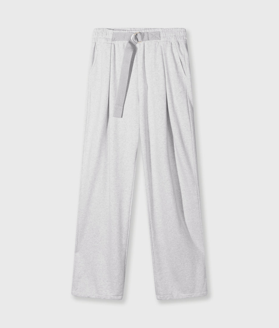 belt jogger | white grey melee