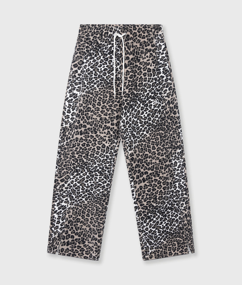 soft scuba pants leopard | ecru