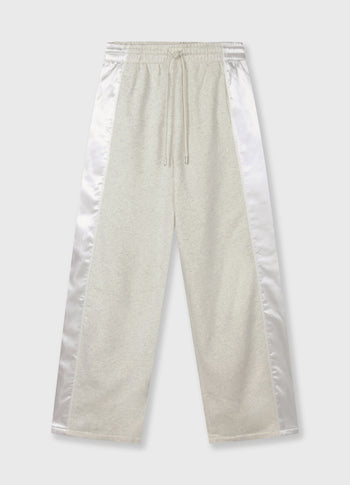 western jogger fleece | soft white melee
