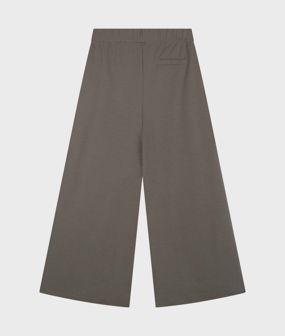silent chique wide jogger | dark fog
