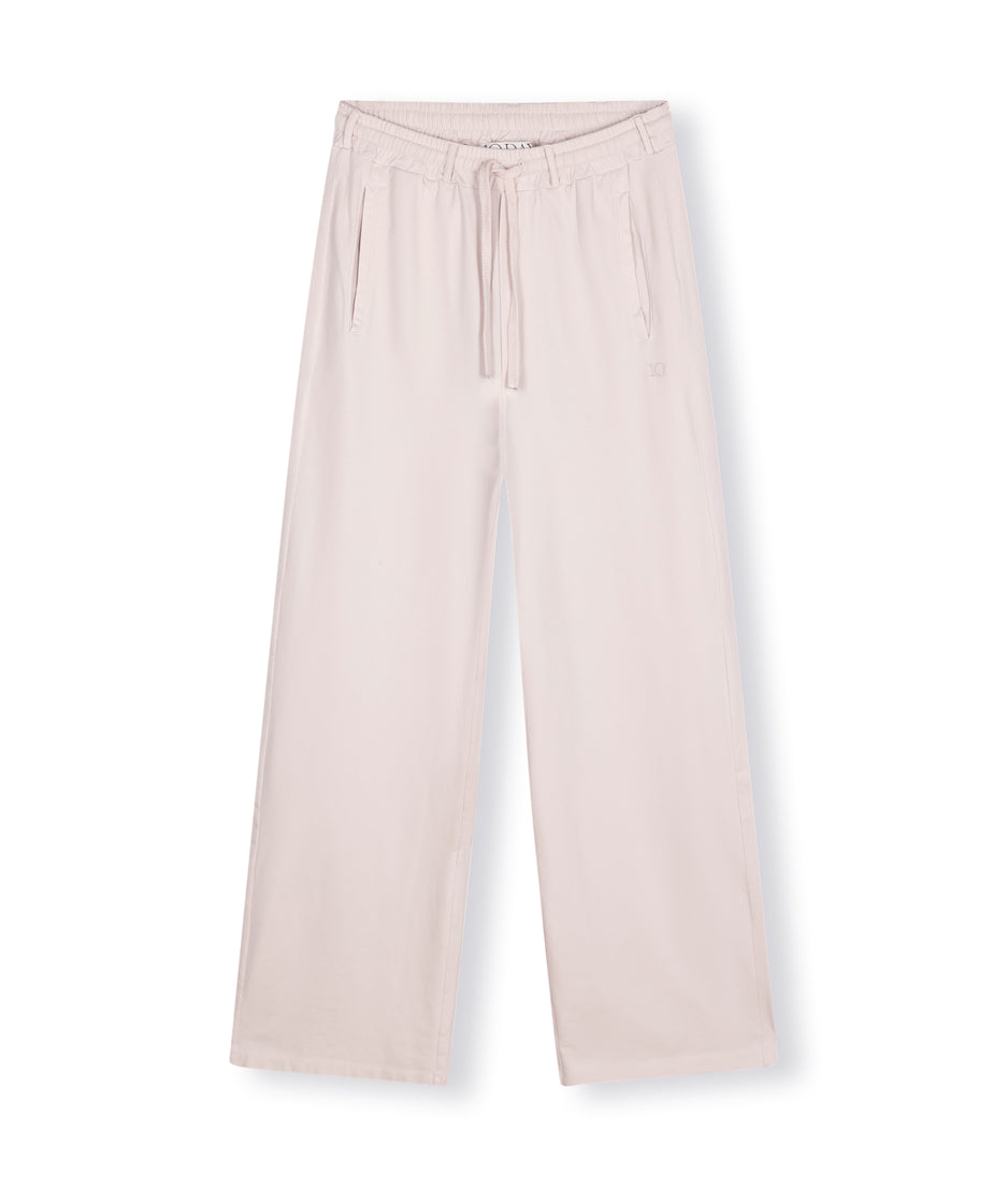 pants washed jersey | pale lilac
