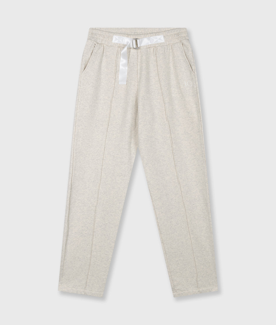 Jogginghose mit Gürtel | soft white melee