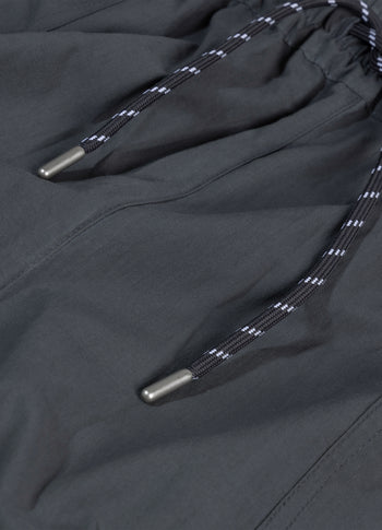 crinkle jogger | steel blue