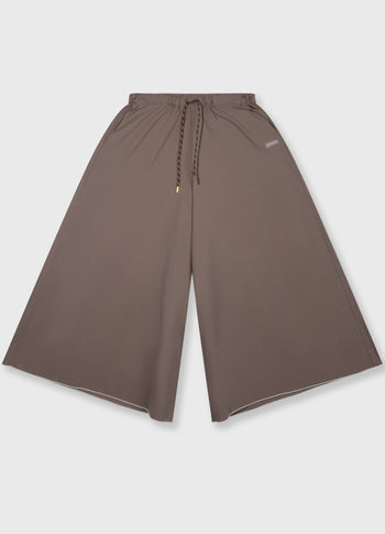 wide pants poplin | moonrock