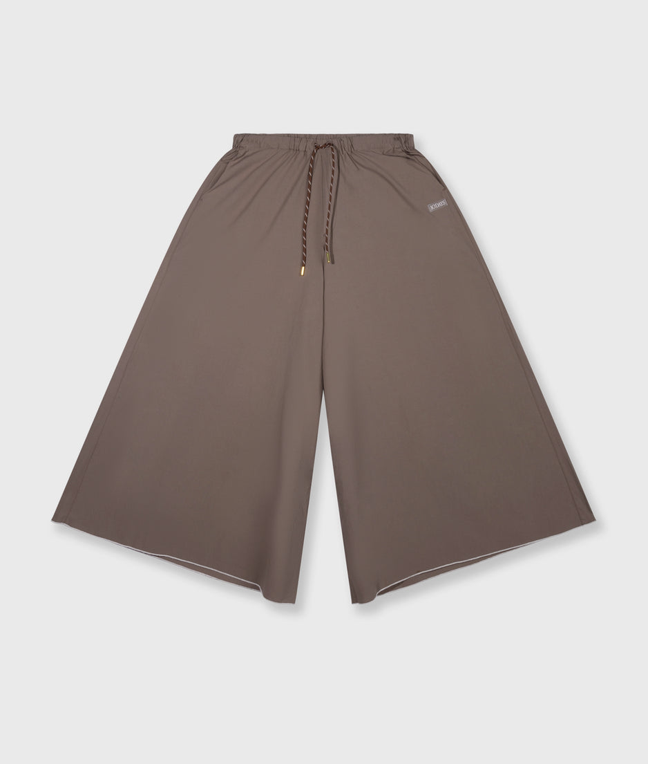 wide pants poplin | moonrock