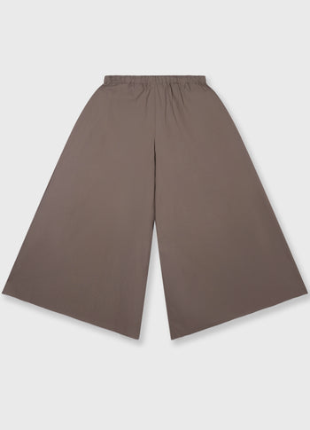 wide pants poplin | moonrock