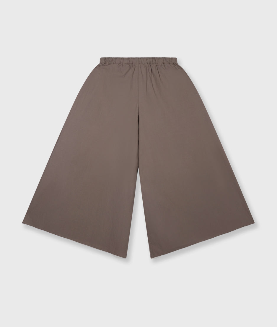wide pants poplin | moonrock