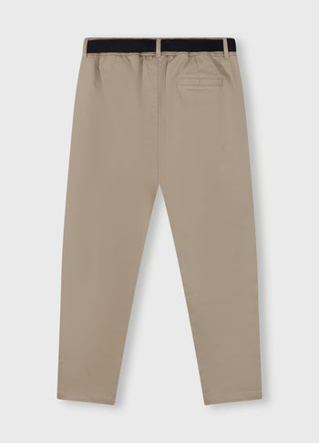 belted pants jog denim | rope