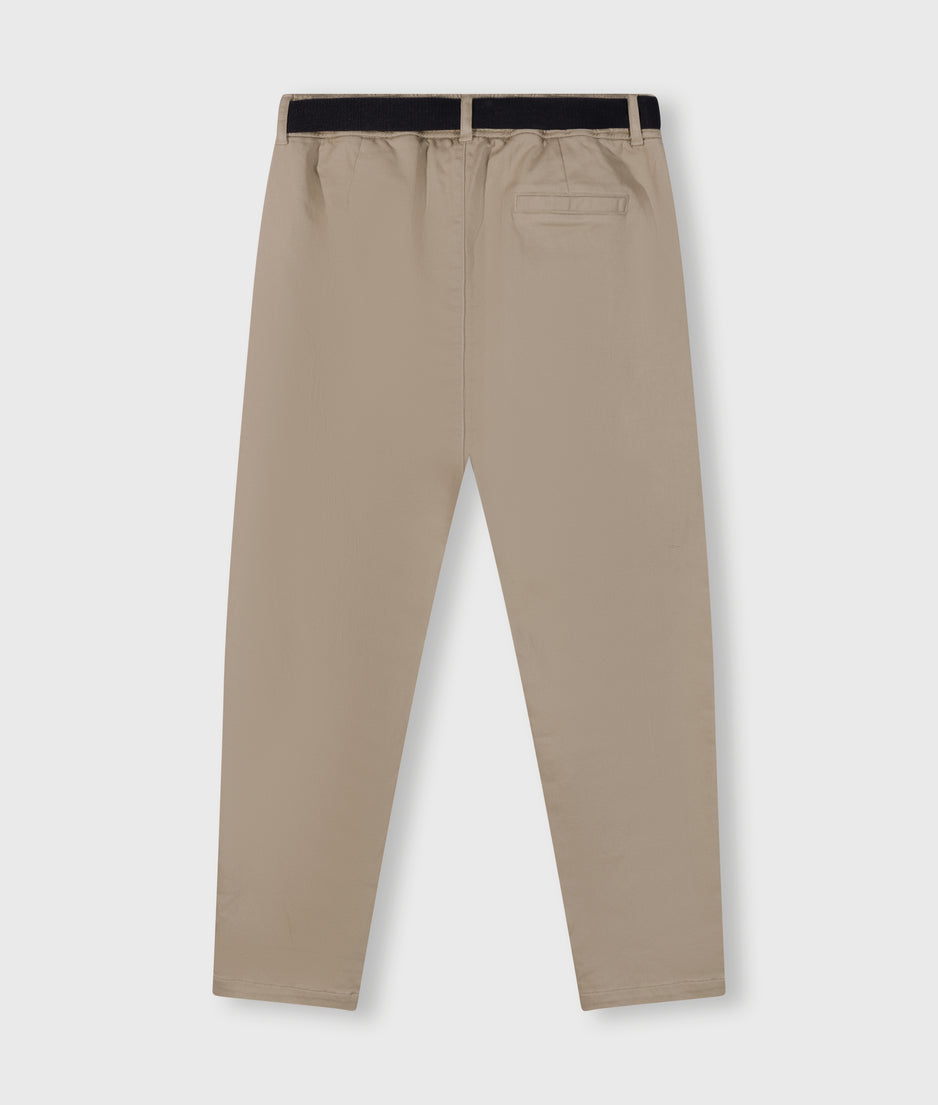belted pants jog denim | rope