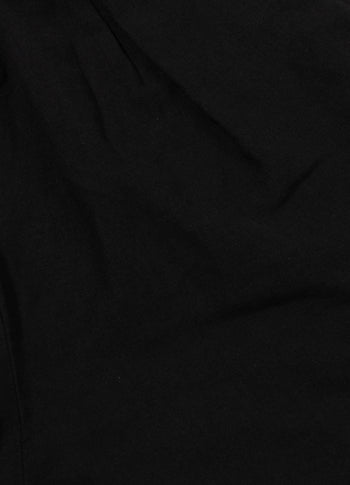 flowy pants linen | black