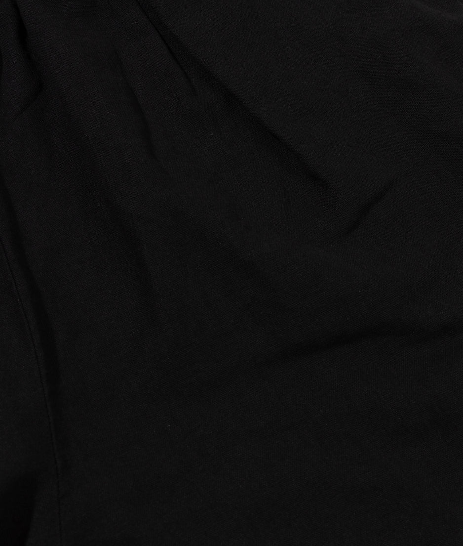 flowy pants linen | black