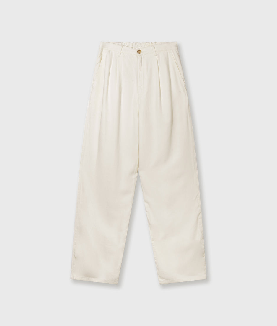 soft twill pants | ecru