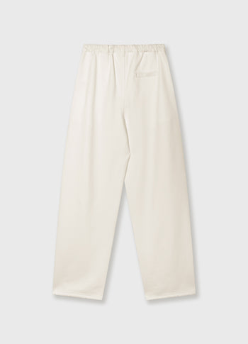 soft twill pants | ecru